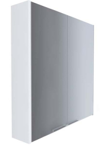 Шкаф-зеркало 1Marka Gaula White 60 / 80, 60х80, белый глянец