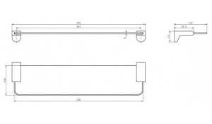 Полка CeramaLux Neo 51011