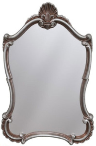 Зеркало Caprigo PL90, 56х88, античное серебро