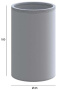 Стакан Boheme Uno Chrome 10982-CR