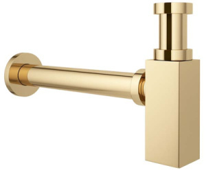Сифон для умывальника Wellsee Drainage System 182111000 / 182112000, золото