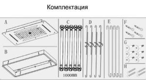 Верхний душ RGW Shower Panels SP-71 с подсветкой