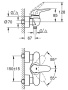 Смеситель для душа Grohe Eurostyle Solid 23722LS3