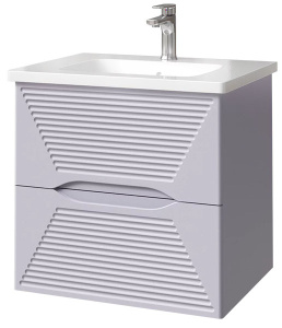 Тумба под умывальник Caprigo Modo Terza 60 35611-SF028 / 80 35613-SF028 / 100 35615-SF028, 100, сиреневый матовый