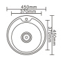 Кухонная мойка Ledeme L84545-6