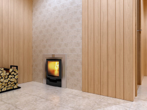 Печь банная Теплодар Русь-сетка 18 Л Панорама