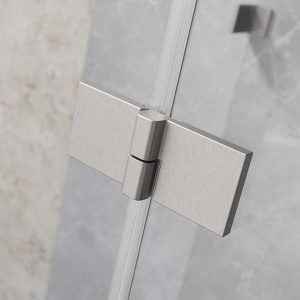 Душевая шторка на ванну Radaway Essenza Brushed Nickel PND II прозрачный