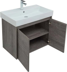 Комплект мебели Aquanet Nova Lite 60 / 75 2 двери дуб рошелье, 60, дуб рошелье