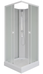 Душевая кабина Niagara Promo P90/13Q/MT/BK, 90х90, матовый