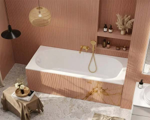 Ванна из искусственного камня Canterno Оренсе белый матовый Solid Surface