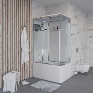 Душевая кабина Niagara NG-307-01 L / R, 120х80 L/прозрачный с матовой вставкой