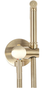 Смеситель встраиваемый Rea Loop Gold / Rose Gold с гигиеническим душем, золото