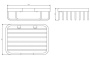 Полка Omnires Uni UN3624CR