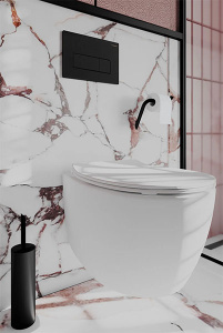 Держатель для туалетной бумаги Deante Silia Nero ADI N211