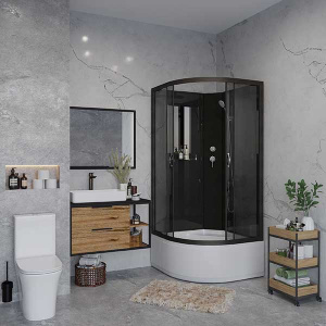 Душевая кабина Niagara Classic NG-6508-14BK, 90х90, тонированный
