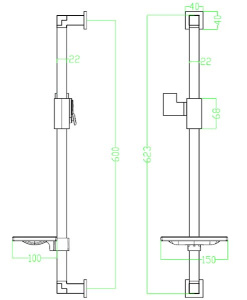 Душевая штанга Lemark LM8069C