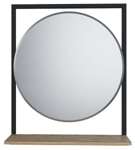 Зеркало 1Marka Grunge Loft круглое дуб вотан