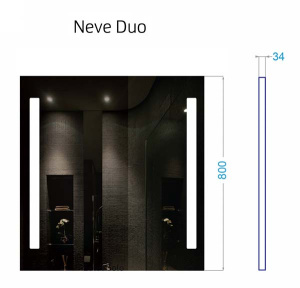 Зеркало Alavann Neve Duo 60 / 70 / 80 / 90 / 100, 100х80