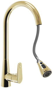Смеситель для кухонной мойки Rea Mild gold REA-B4802 / Mild gold matt REA-B4803, золото