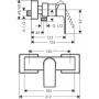 Смеситель для душа Hansgrohe Vernis Shape 71650000