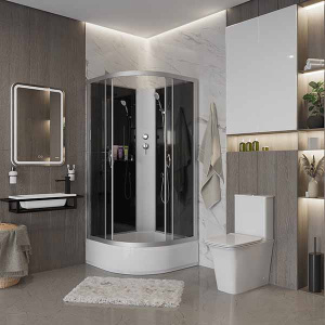 Душевая кабина Niagara Classic NG-3503-14BK / NG-3501-14BK / NG-3502-14BK, 100х100, тонированный