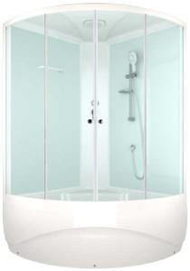 Душевая кабина Domani-Spa Vitality high матовая, 120х120, матовый