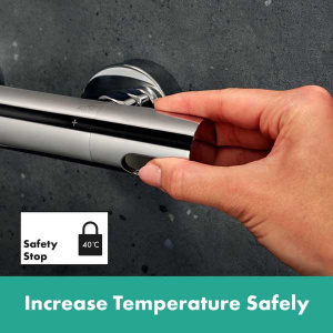 Смеситель для ванны Hansgrohe Ecostat Fine 13325000 термостатический