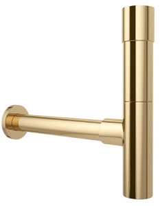Сифон для умывальника Wellsee Drainage System 182116000 / 182117000, золото