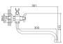 Смеситель для ванны Ledeme H08 L2208