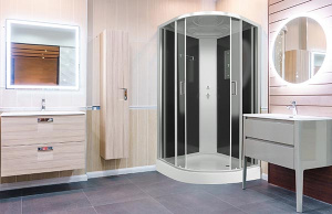Душевая кабина Iva SC08CT / SC09CT / SC010CT, 100х100, тонированный