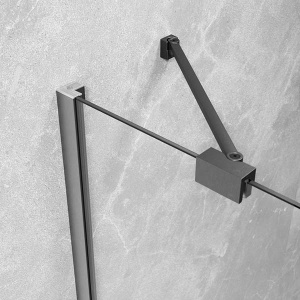Душевая шторка на ванну Radaway Essenza Brushed GunMetal PND II прозрачный