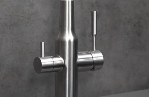 Смеситель для кухонной мойки Lemark Expert LM5083S-Gray с подключением к системе очистки воды