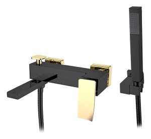 Смеситель для ванны Boheme Q 143-BG.2 Black Gold