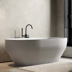 Ванна из искусственного камня Belux Арго АР-1750 белый матовый Solid Surface