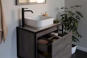 Тумба под умывальник Aquanet Nova Lite Loft 75 / 90 дуб рошелье, 75, дуб рошелье
