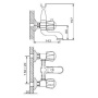 Смеситель для ванны Gappo G3264