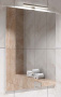 Зеркало Alavann Soft Silver 60