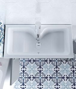 Тумба под умывальник 1Marka Lido 60Н 1д. белый глянец