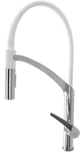 Смеситель для кухонной мойки Rubineta Ultima-50, белый