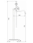Смеситель для ванны Gappo G3089-6