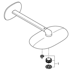 Верхний душ Grohe Rainshower Duo 360 26254LS0