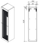 Пенал Caprigo Modo Quarta 35750L-SF027 / 35750R-SF027