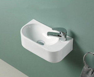 Умывальник UnicoPureza Up PS01302B-L / PS01302B-R, 40х22 левый