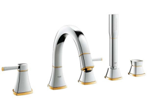 Смеситель на борт ванны Grohe Grandera 19919IG0, хром, золото