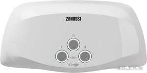 Проточный электрический водонагреватель кран+душ Zanussi 3-logic 5,5 TS