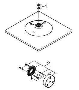 Верхний душ Grohe Rainshower 310 SmartConnect 26643000