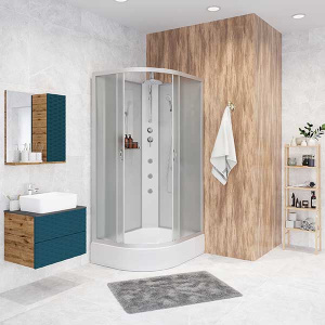 Душевая кабина Niagara Classic NG-33294-14BKTG / NG-33394-14BKTG, 120х90, матовый