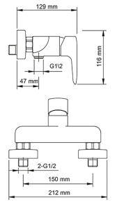 Смеситель для душа Wasserkraft Vils 5602