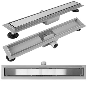 Душевой трап Rea Neox chrome matt 50 / 60 / 70 / 80 / 90 / 100, 50 см