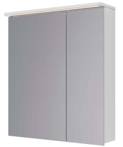 Шкаф-зеркало Lemark Zenon 70 / 80, 70х80, белый глянец